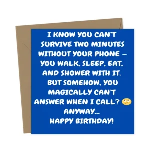 Funny Birthday Cards for Friends